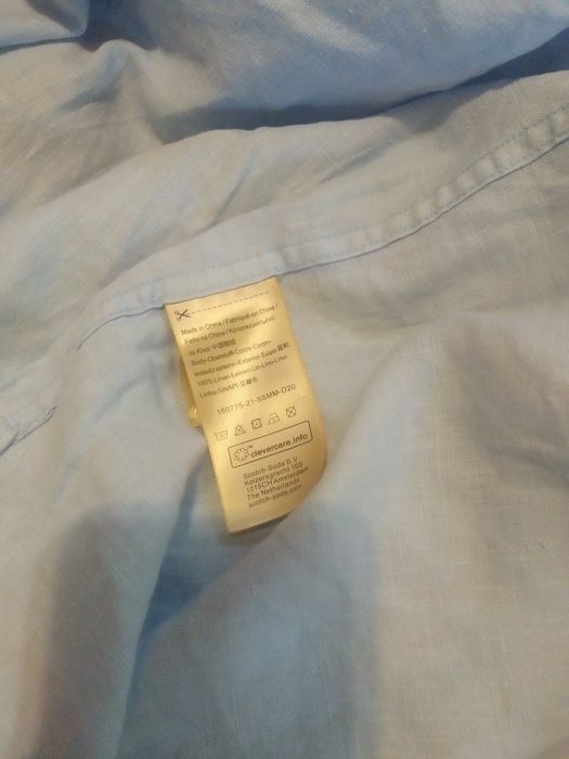 Рубашка 100% лён Scotch Soda XL