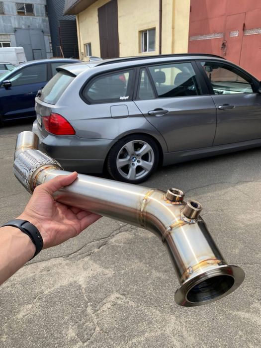 Даунпайп bmw e90 n47 e60 n47  downpipe bmw e90 n47