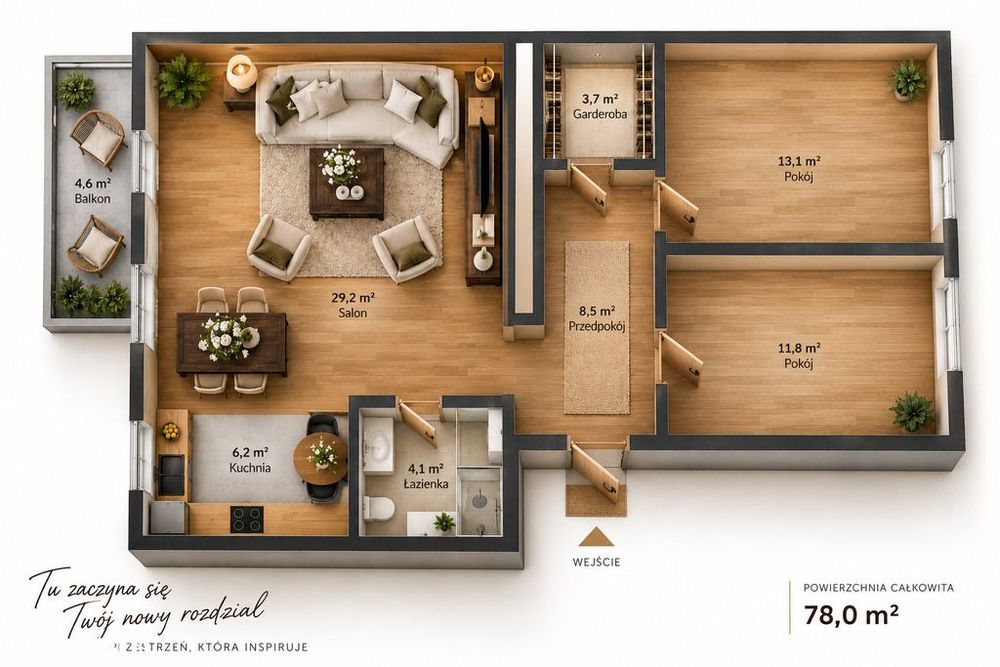 Ostatnie Piętro | Duży Balkon | Zachody Słońca | O