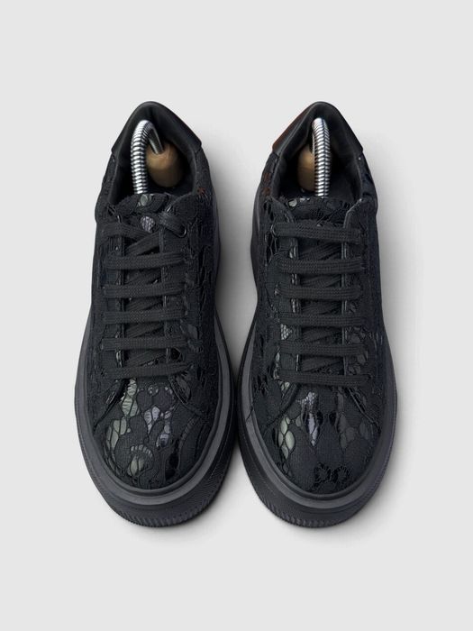 Buty Sportowe Casadei Platform Sneakers Czarny Rozmiar 37