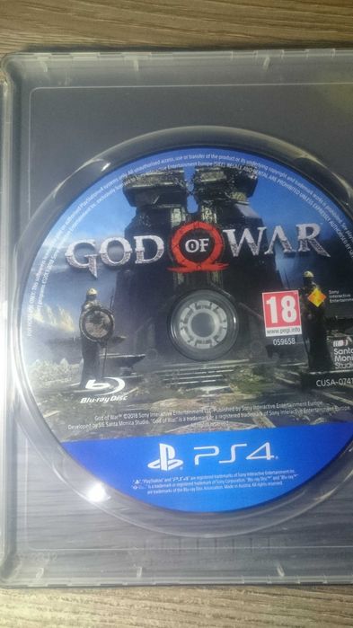 Gra God of War + STEELBOOK ps4 playstation 4 Wiedźmin Skyrim gta