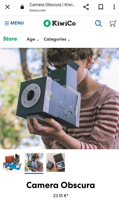 Câmara Obscura STEM Tinker Crate