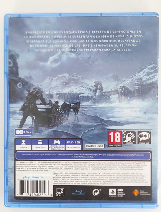 God of War Ragnarok- PS4 - Jogo - Envio