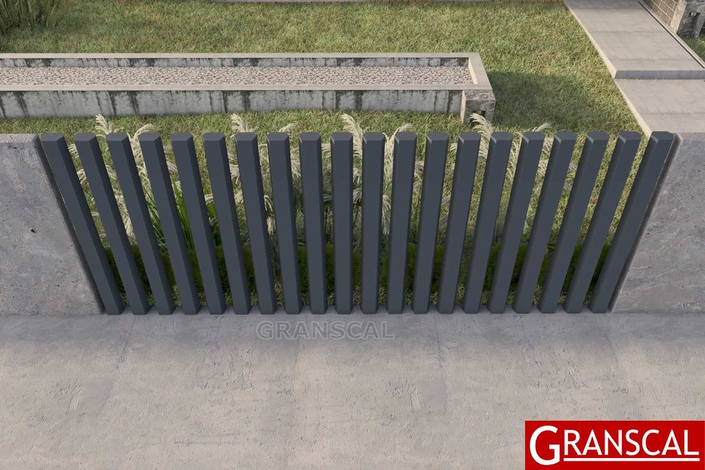 Ogrodzenie aluminiowe nowoczesne brama przesuwna furtka płot Poznań