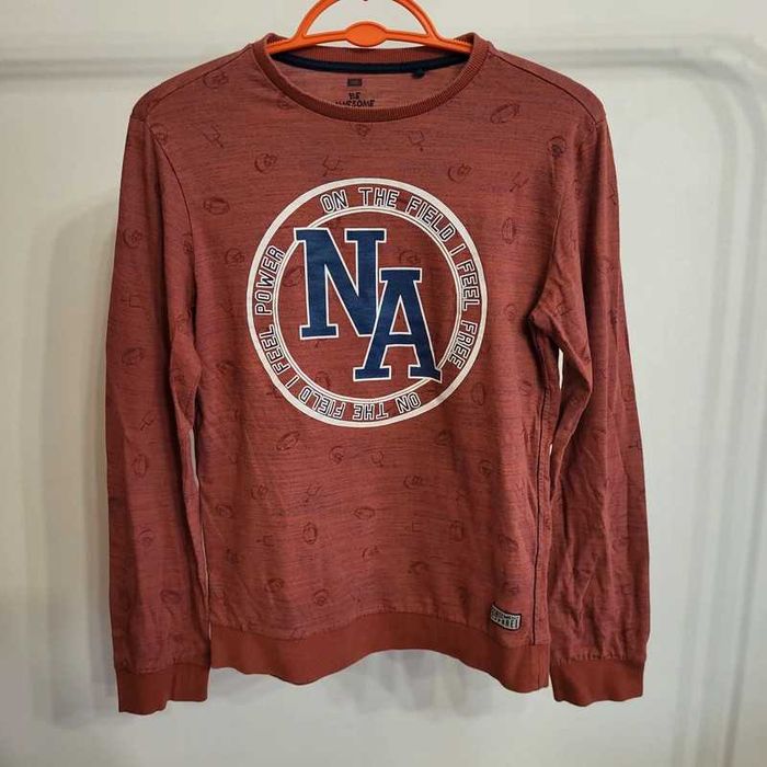 Bluzka z długim rękawem czerwona dla dzieci