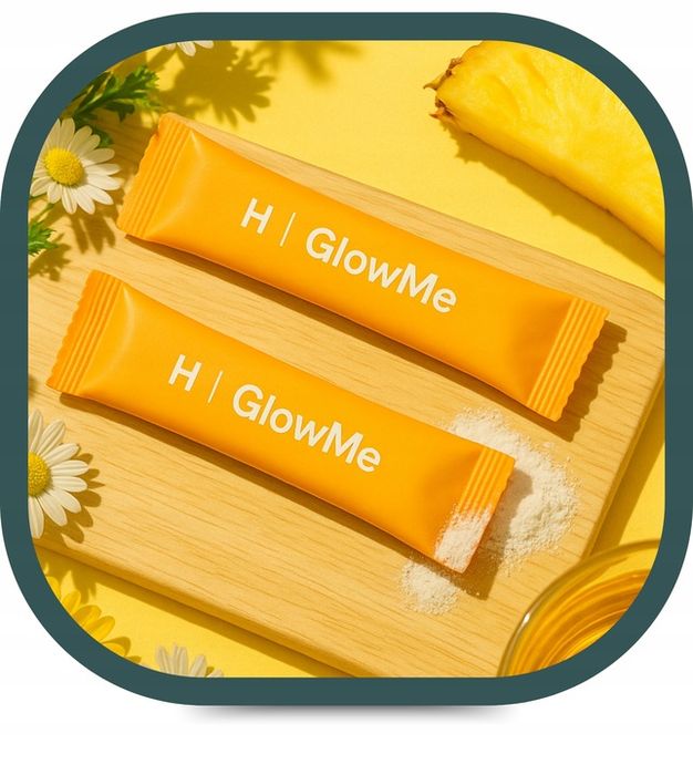 health labs glowme ananas-mango kolagen 5000 mg zdrowa piękna skóra 30 sasz