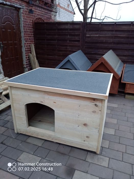 Buda dla psa ocieplona.solidna Transport