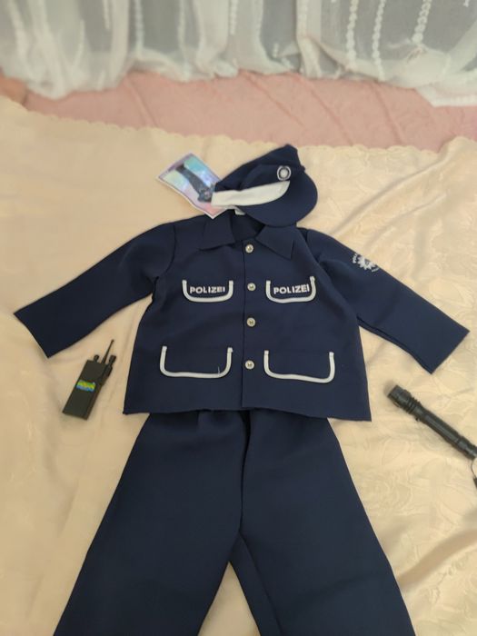 Strój przebranie policjant policjanta nowe 104 roz
