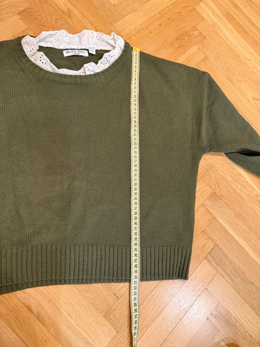 Sweter Brave Soul London khaki vintage styl