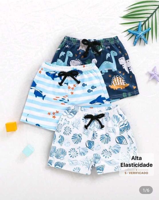 Calção banho menino
