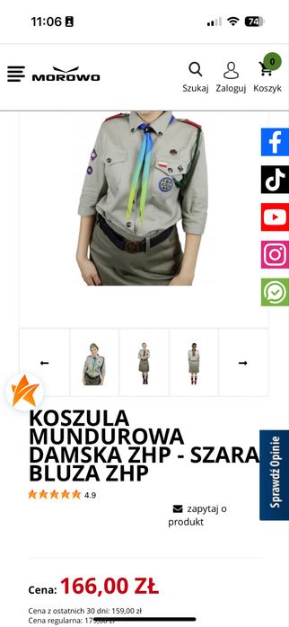 Koszula Mundurowa dla dzieci