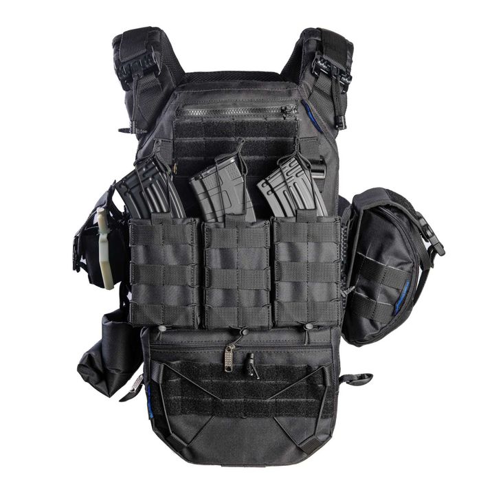 Плитоноска Warmor Gen.3 Max чорна в максимальній комплектації