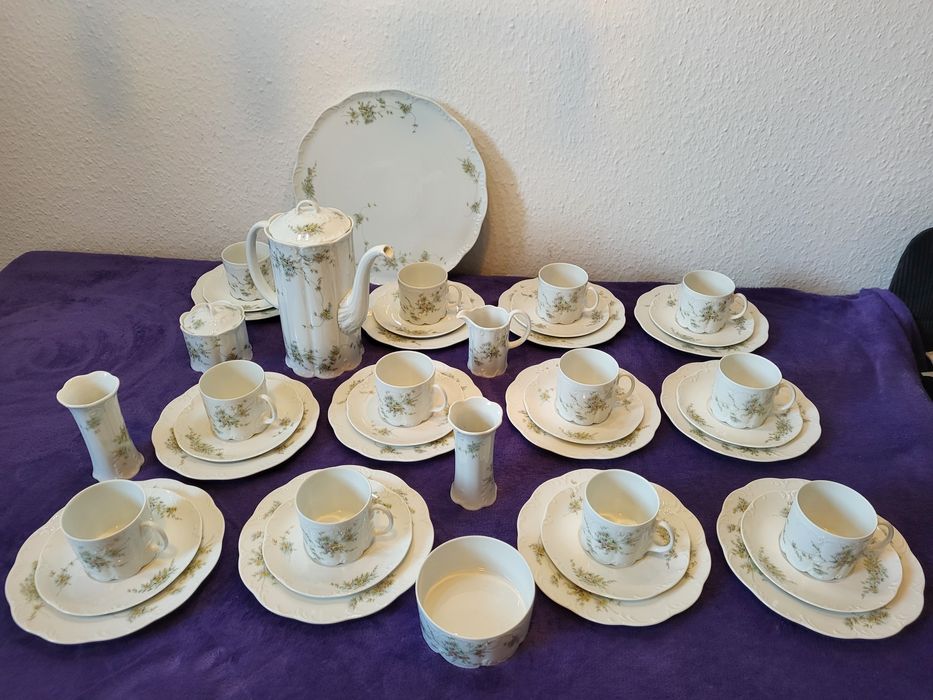 Serwis Rosenthal Classic Rose Monbijou Grün Ranke.