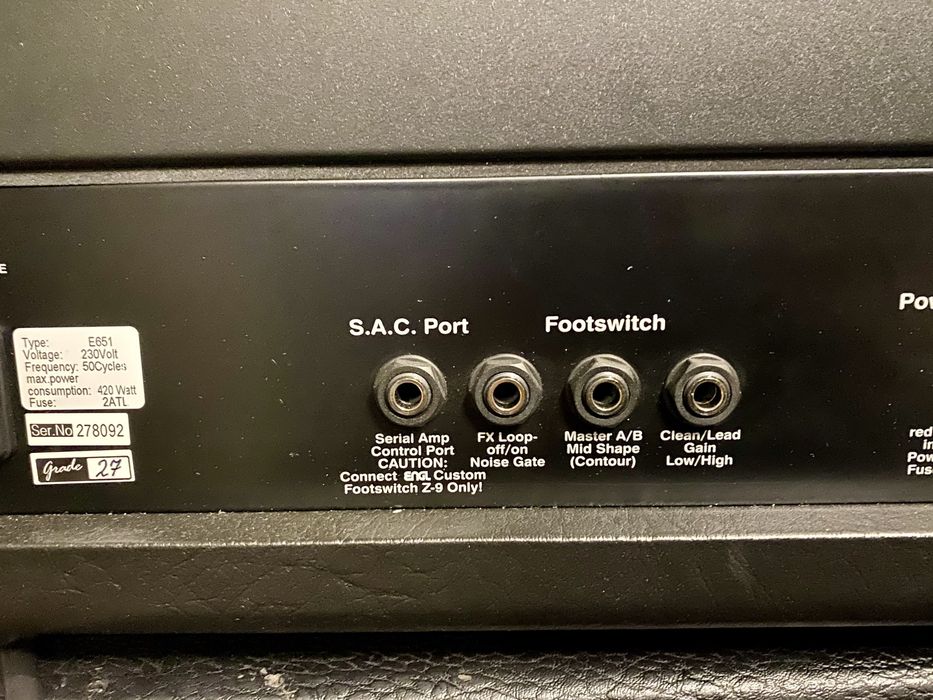 Amplificador ENGL Artist Edition E651