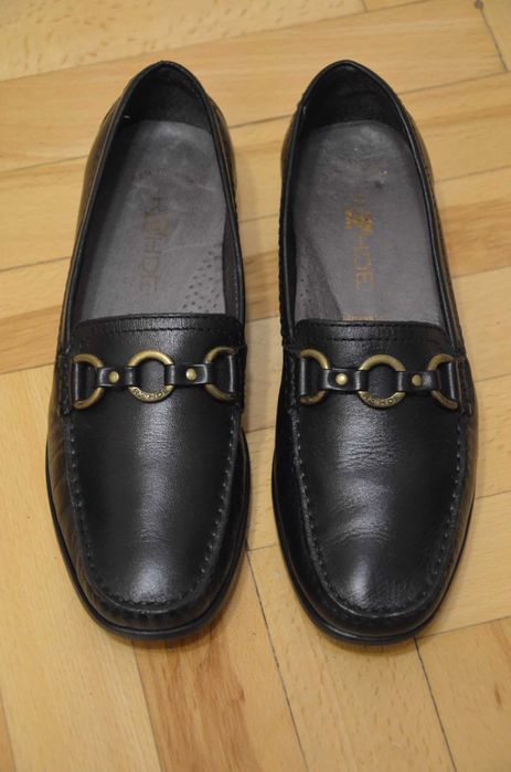 Buty półbuty damskie Rohde 38 wkł. ok. 25cm skóra Brazil eleganckie