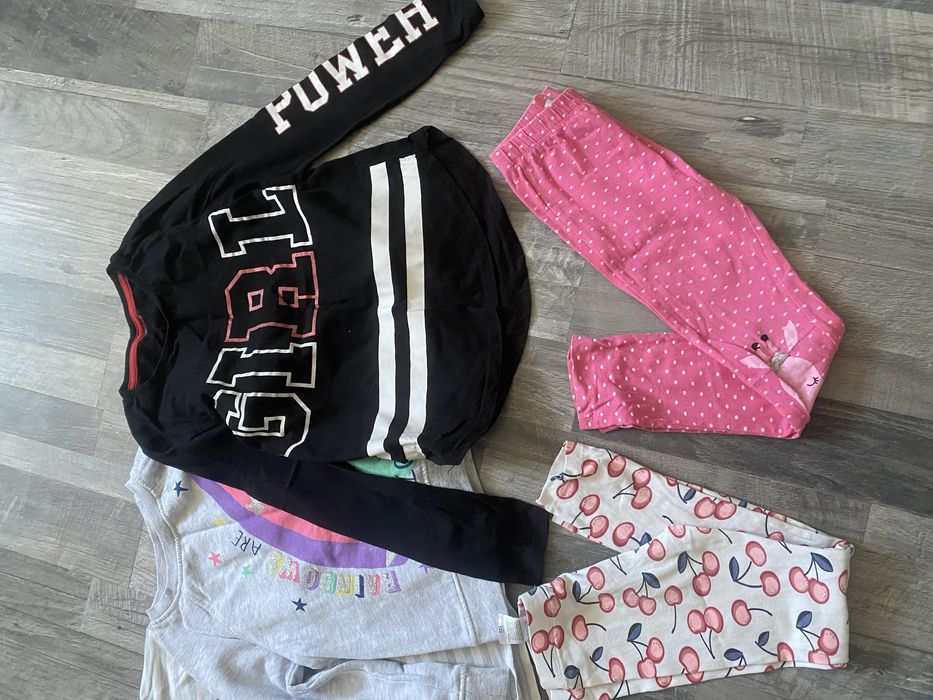 Джинси лосина кофта лот речей на дівчику 118-124см