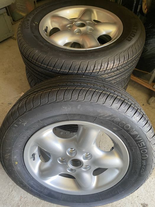 4 jantes e pneus para freelander novos