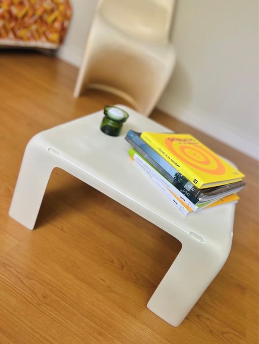 Conjunto mesas brancas 4 Gatti