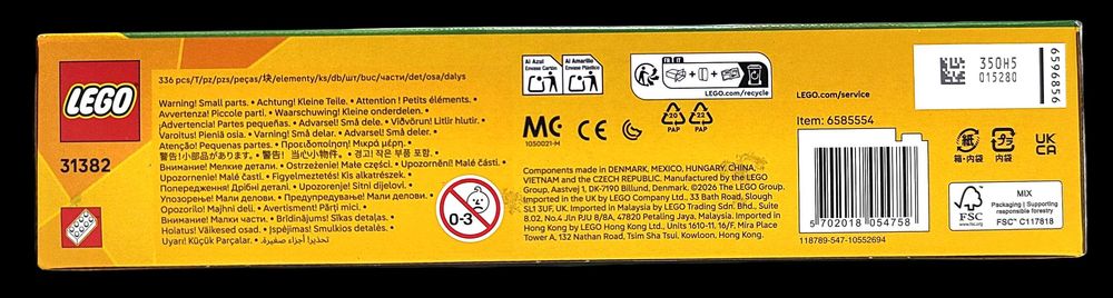 LEGO Creator 3 w 1 Psotny szczeniak 31382