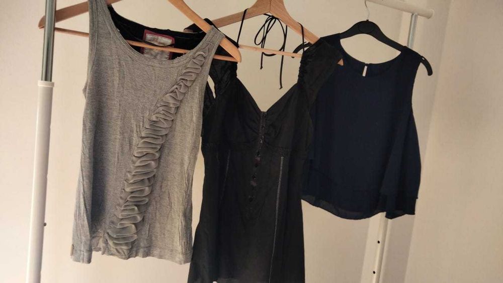 Lote 3 tops/blusas S