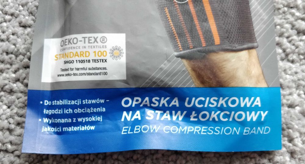 Opaska uciskowa na staw łokciowy, SEVEN FOR 7, rozmiar XL