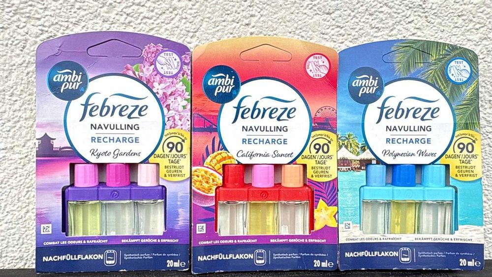 3 x AMBI PUR 3VOLUTION ZAPAS 20ML MIX zapachów odświeżacz z Niemiec