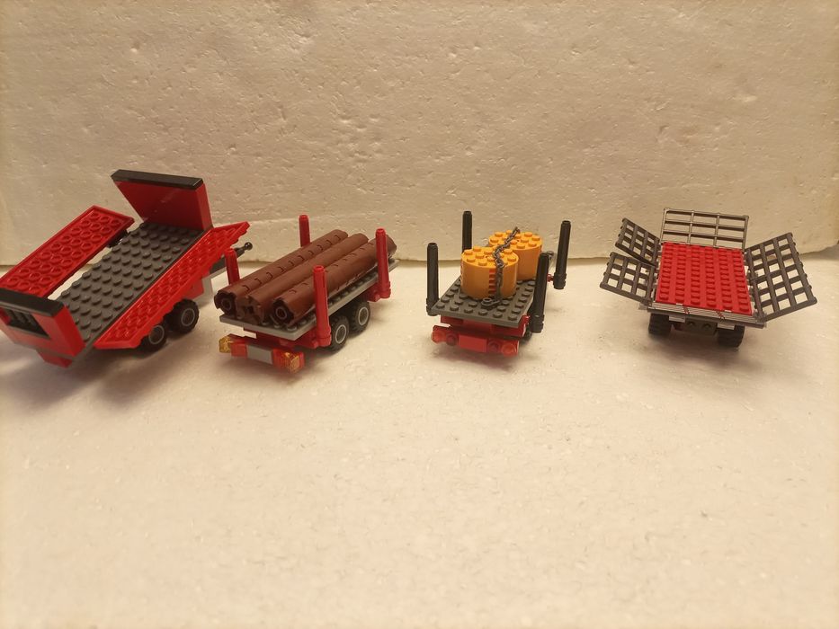 Klocki LEGO przyczepy traktor