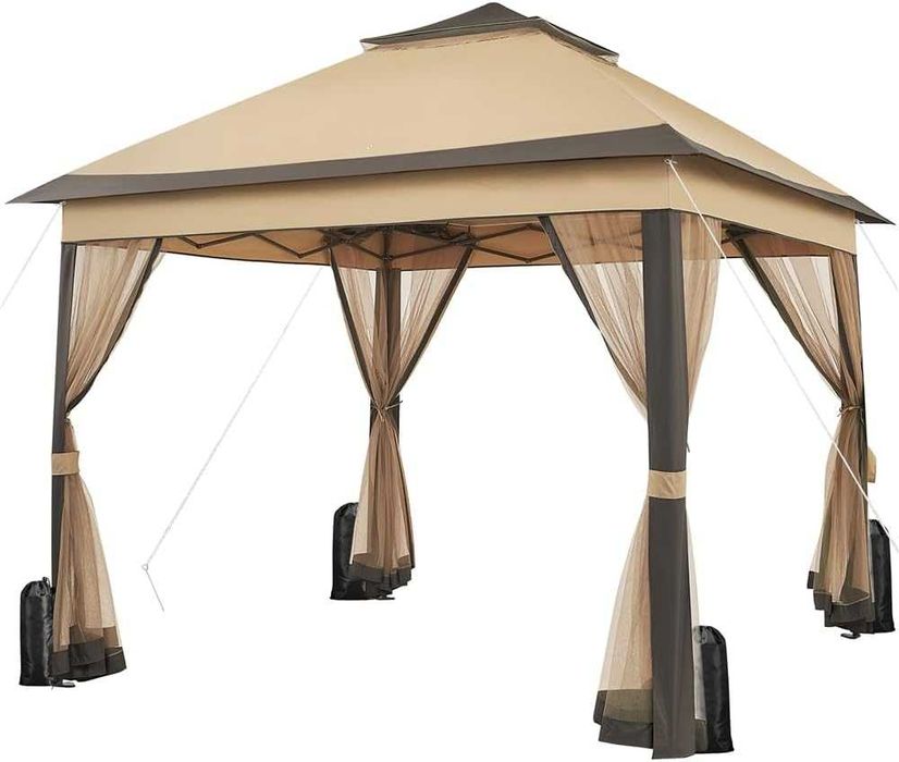 Tenda dobrável 3,3 x 3,3 m