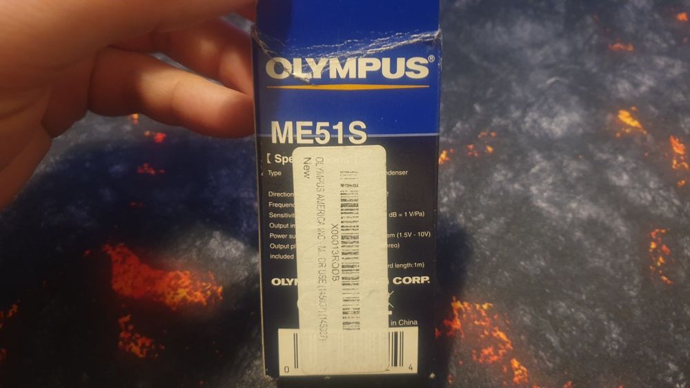 Olympus - Microfone profissional Stereo ME51S - Ótimo para Youtube & V