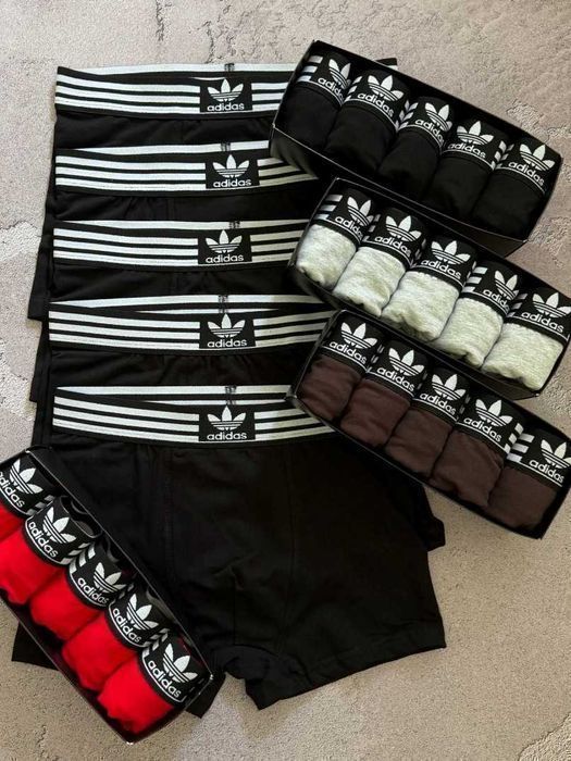 Чоловічі труси Adidas. Мужские боксеры Адидас, Найк