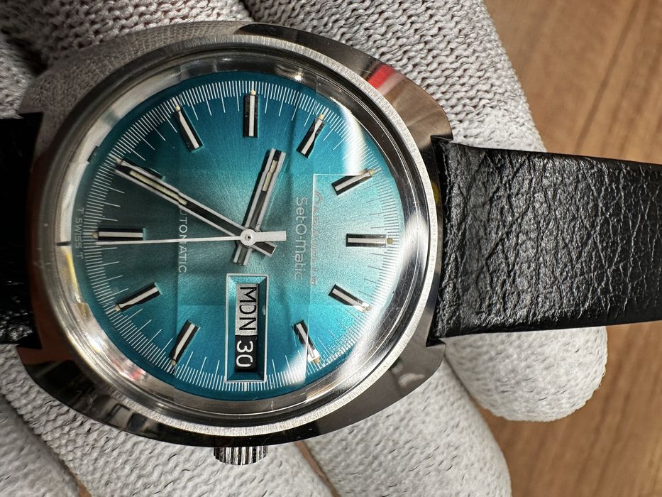 Caravella by Bulova Set-O-Matic NOS