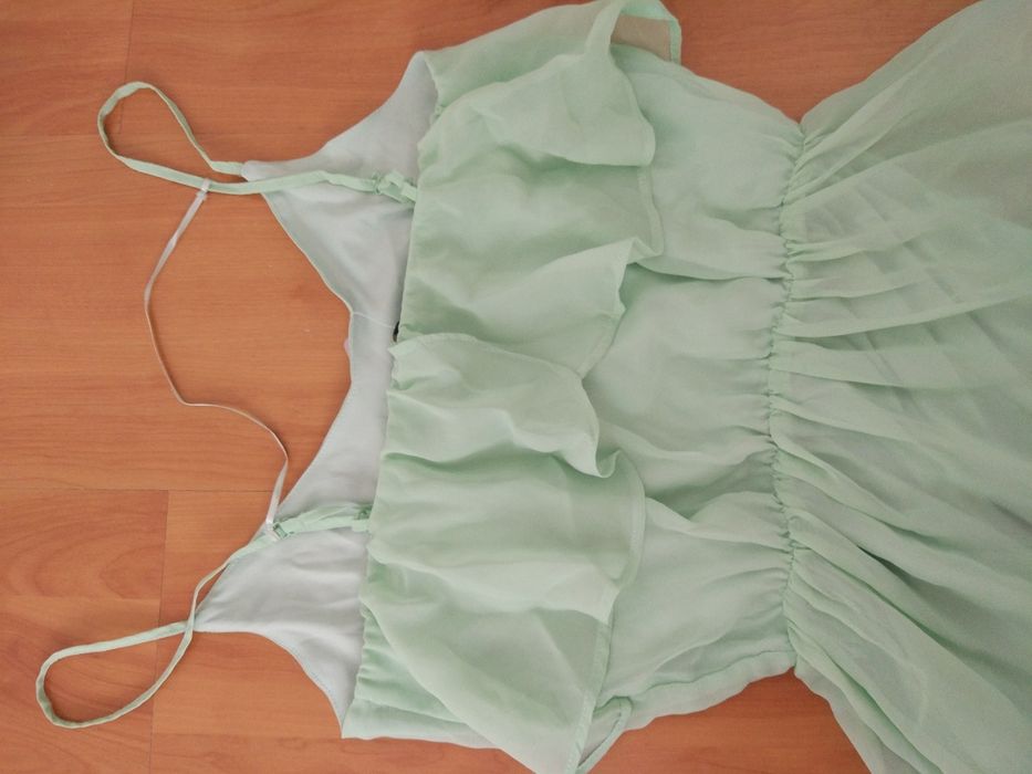 Vestido Preto Verde NOVO