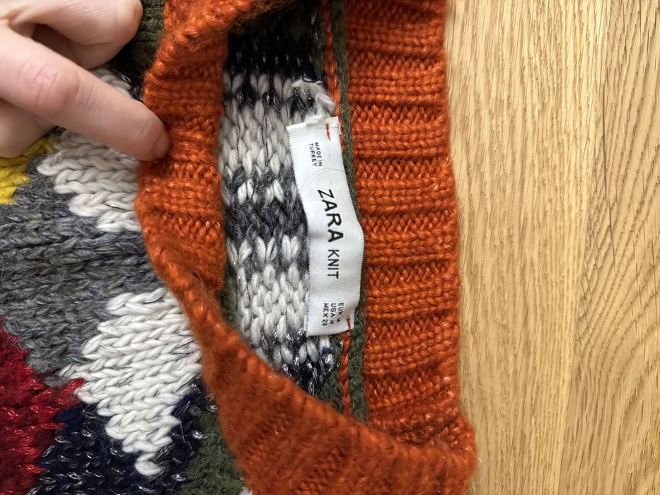 Sweter Zara Premium z dodatkiem wewny M