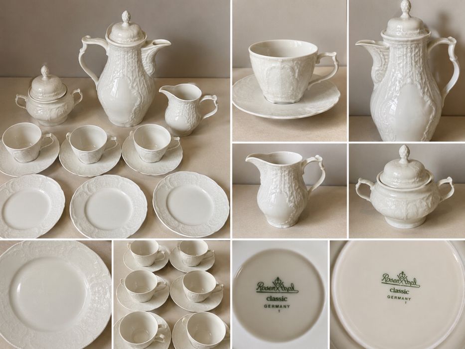 Rosenthal Sanssouci Classic Germany – serwis kawowy 6 os.
