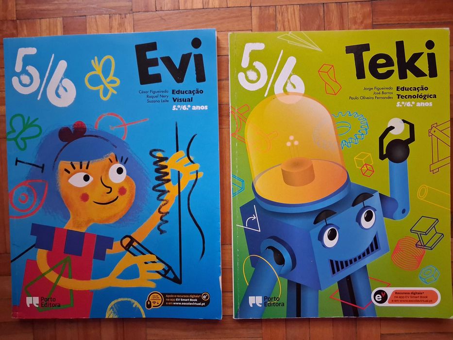 Livro escolar Educação Visual e Tecnológica