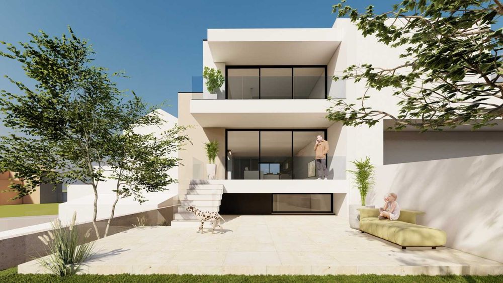 Projeto Aprovado p/ Moradia 352 m² | 3 Pisos + Elevador | Ermesinde