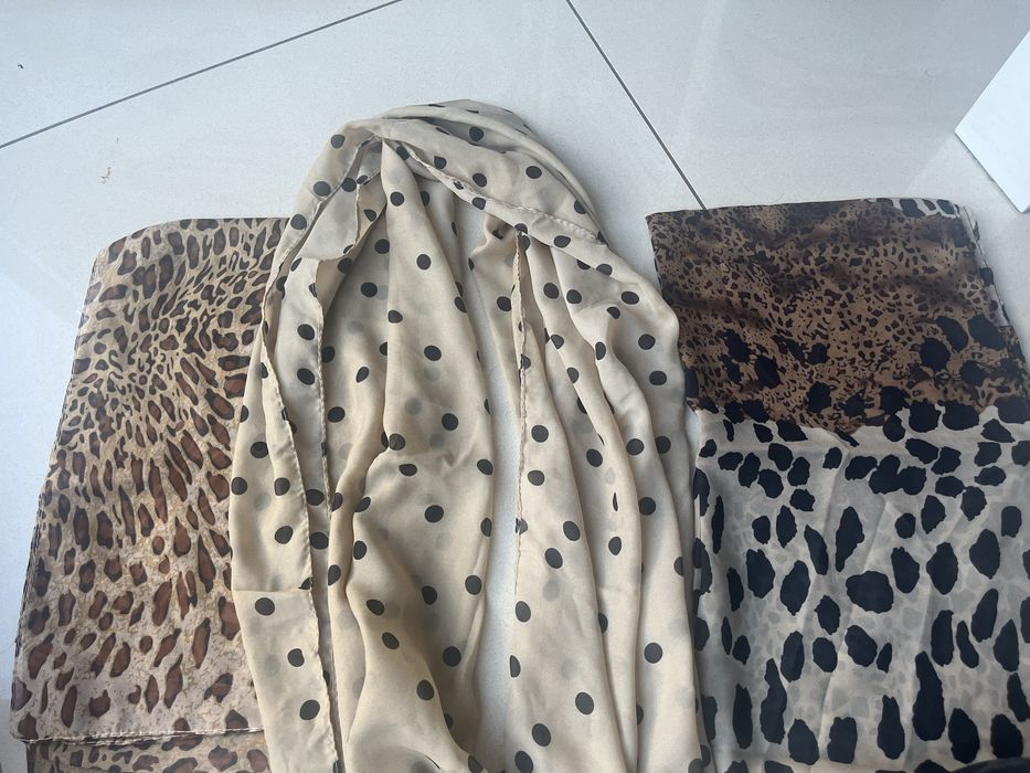 3 nowe apaszki wiosenne