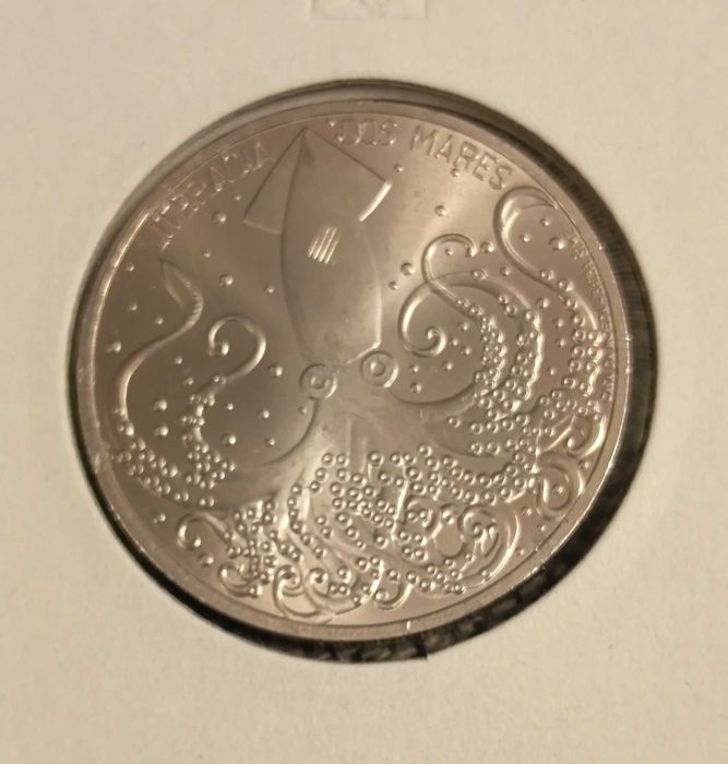 Moeda de 7,5 euros Prata Literacia dos Mares
