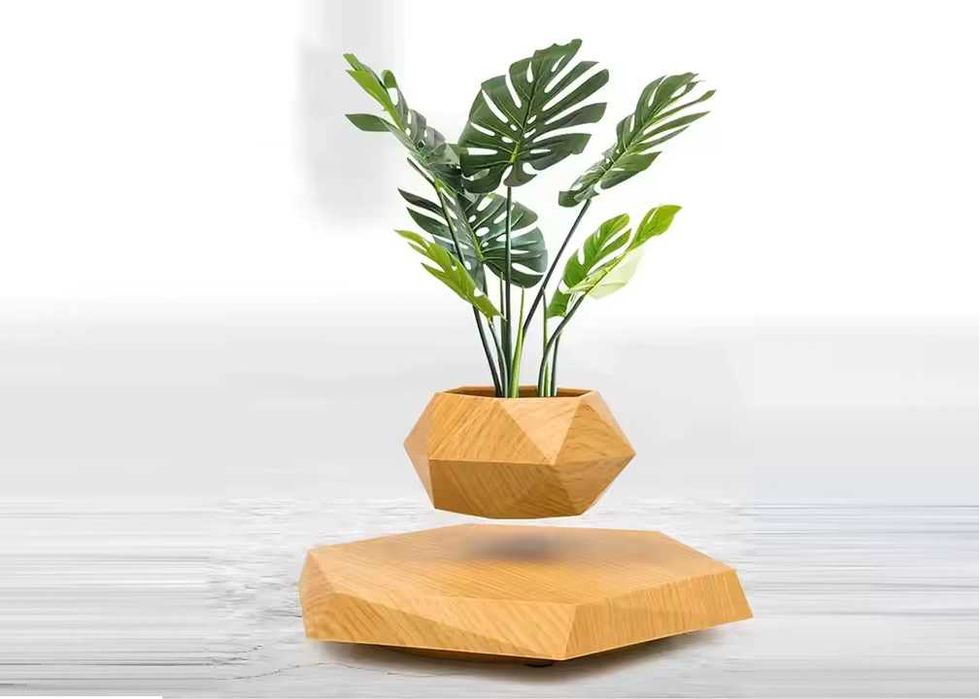 Левитирующий вазон, парящий горшок, левітуючий кашпо з норвежськ мохом