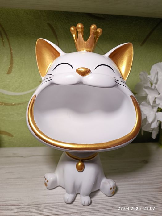Статуетка кіт великий рот на подарунок