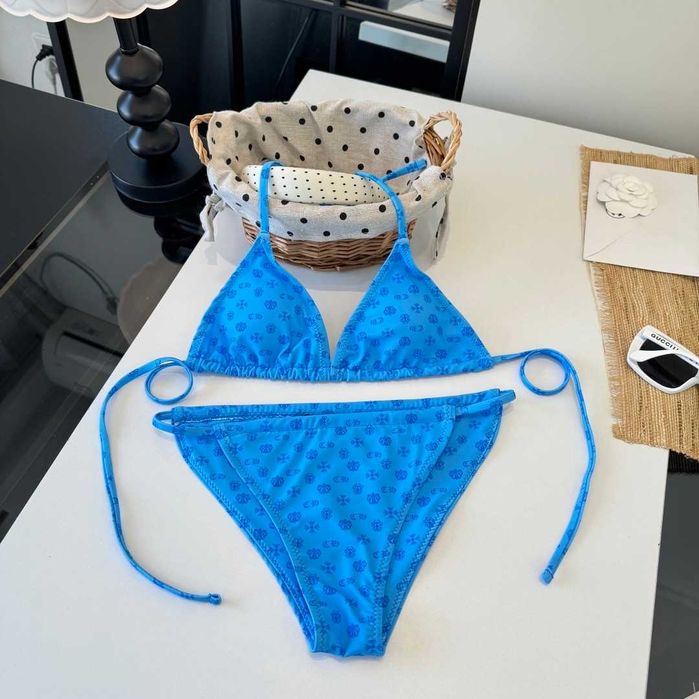 Crossheart niebieski strój kąpielowy Bikini