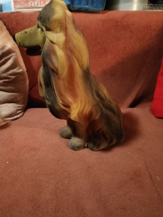 Копилка собака колли винтаж