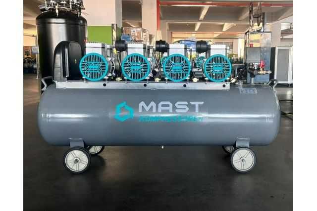 Поршневий компресор безмасляний Mast MOF1680/4x1500-160L