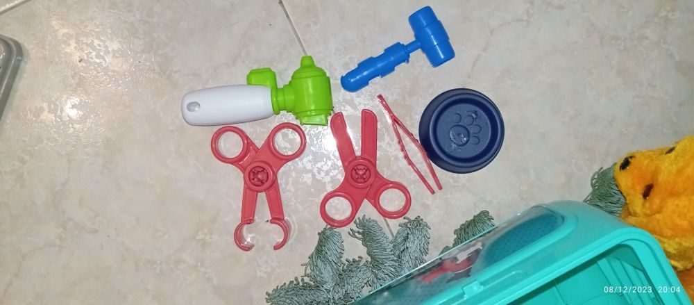 Mochila de brincar veterinário