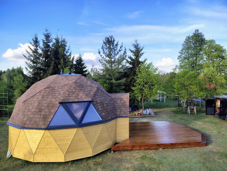 Kopuła geodezyjna, warsztatowa, glamping, dom kopułowy