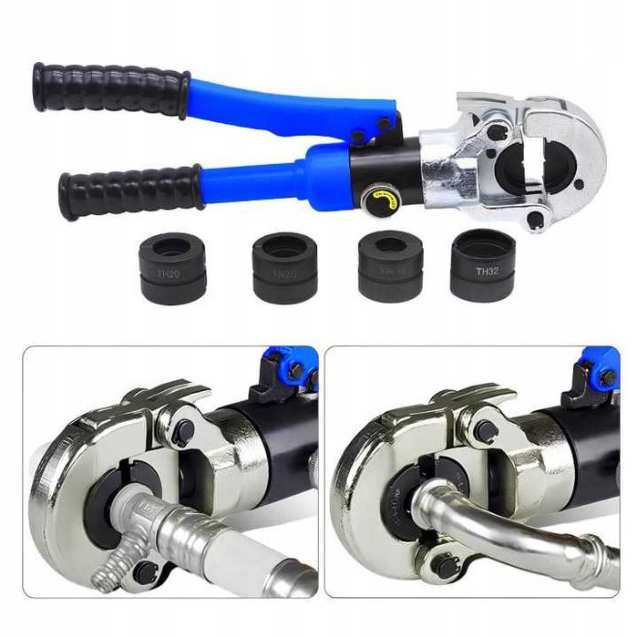 Praska ZACISKARKA HYDRAULICZNA Ręczna DO RUR PEX 12T Matryce Pert U 16 - 32