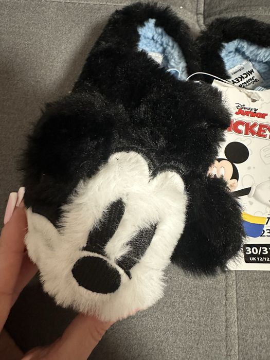 Nowe śliczne mięciutkie kapcie Miki mouse nowe