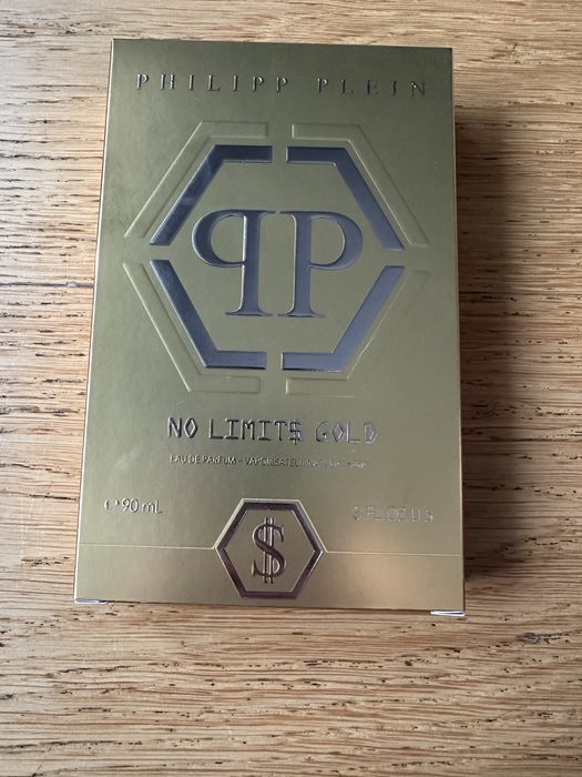 Pudełko pudełeczko po perfumach Philipp Plein no limits gold złote