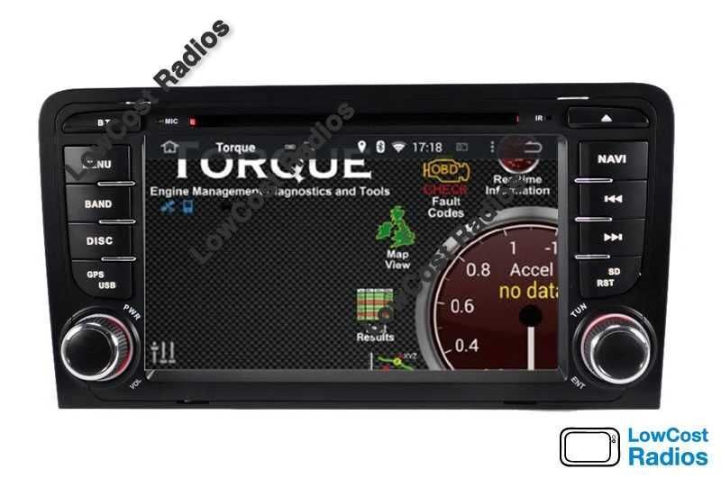 *Auto Rádio GPS AUDI A3 (2003 a 2012) ANDROID 15 • USB, DVD, BT, WIFI