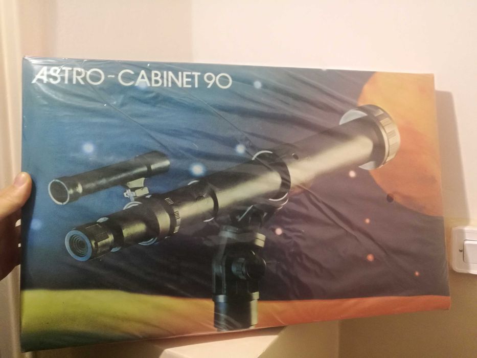 Astro Cabinet 90 teleskop zabawka PRL NRD kolekcja nowa okazja